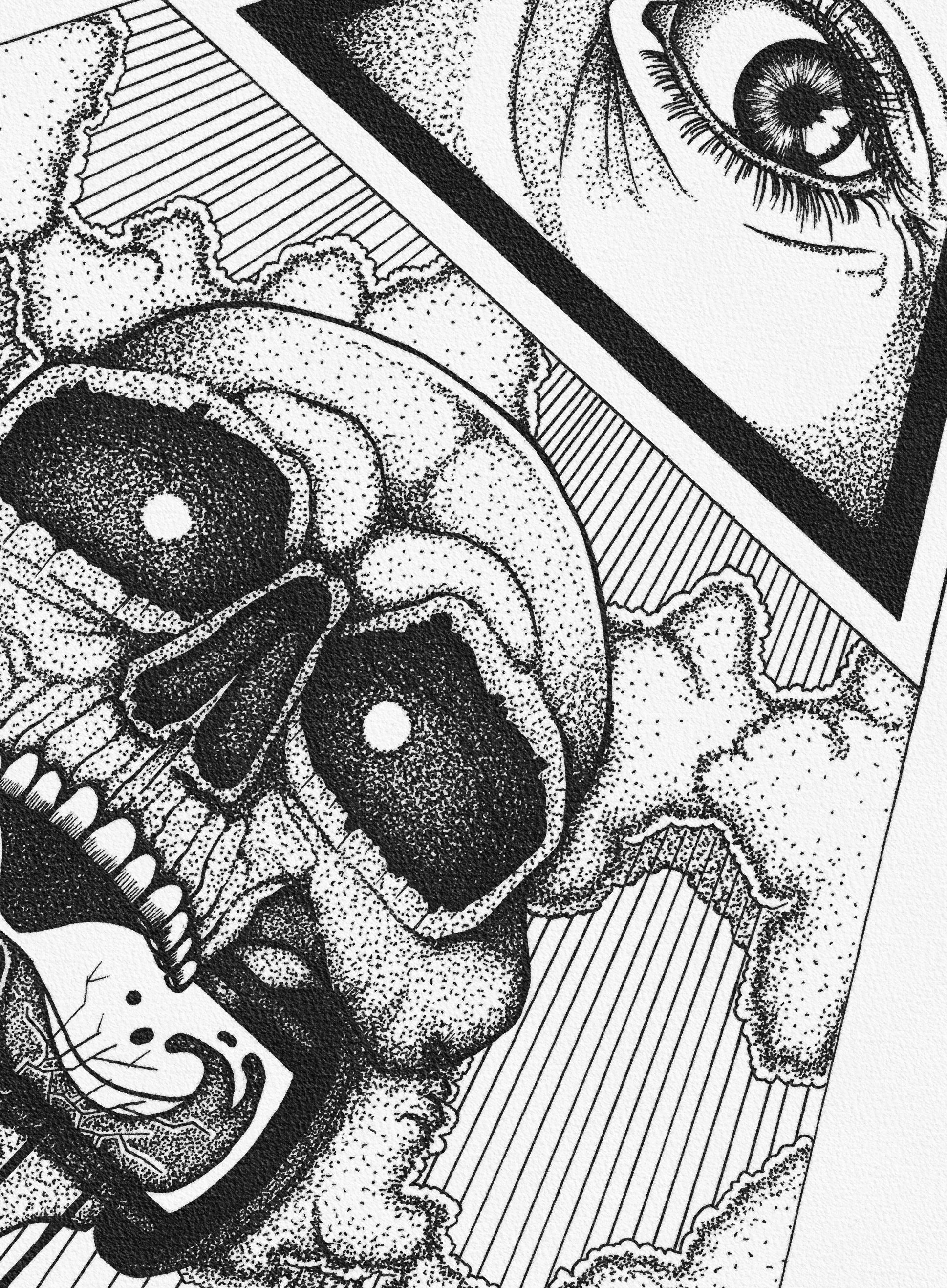 Stampa illustrazione “Memento Mori”